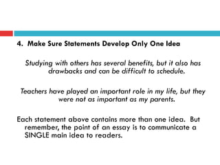 single parent thesis statement