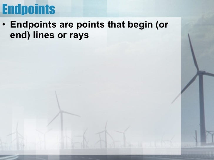 Definition And Examples End Point Define End Point