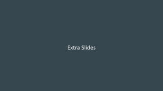 Extra Slides
 