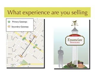 What experience are you selling
 