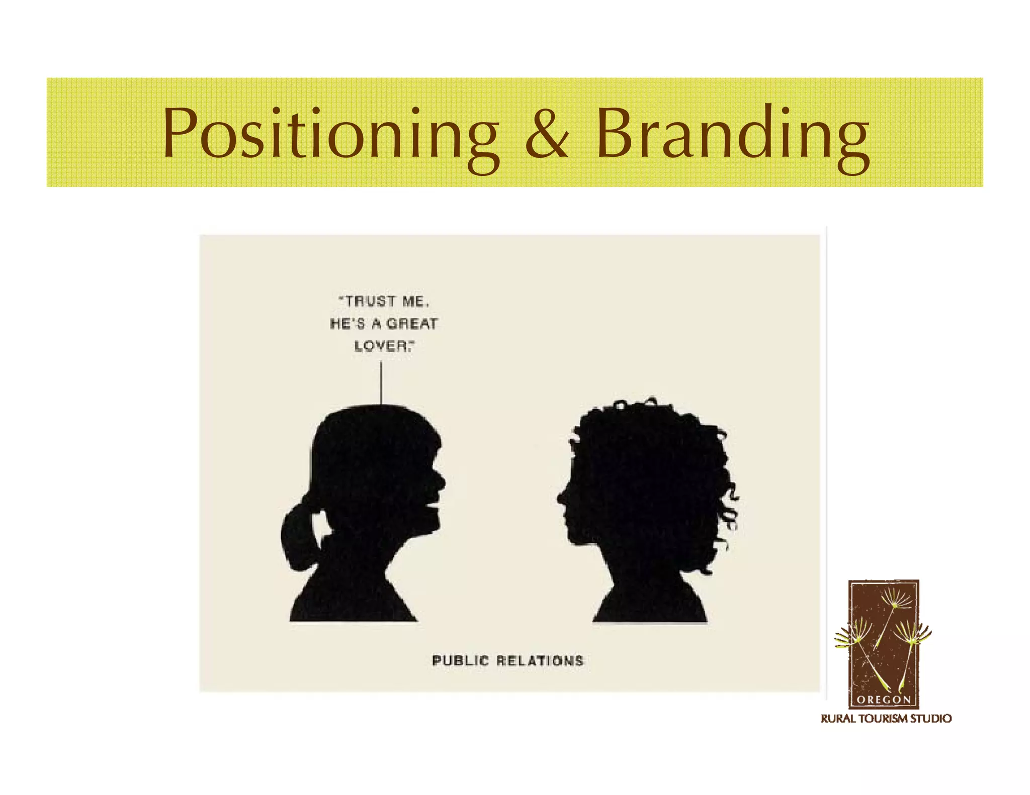 Positioning & Branding
 