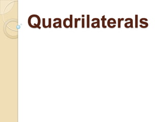 Quadrilaterals 