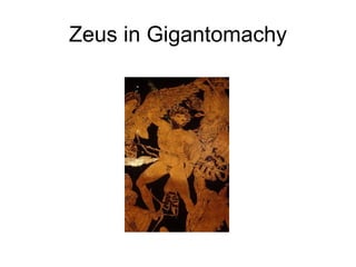 Zeus in Gigantomachy