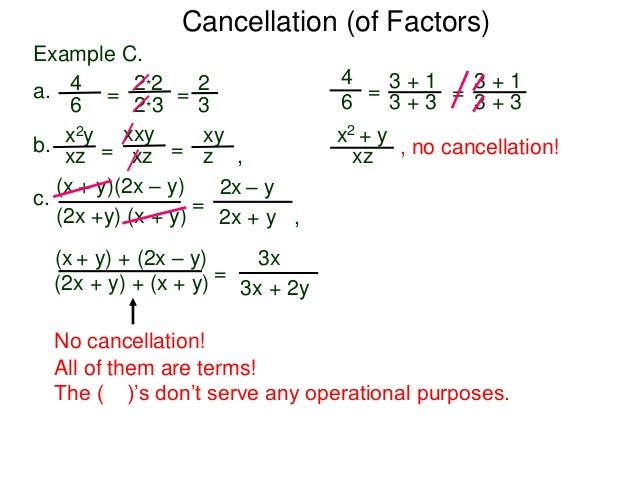 1 4 Cancellation