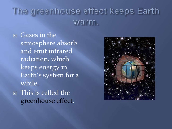 1.3 gases in the atmosphere absorb radiation