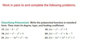 Work in pairs to and complete the following problems.
 