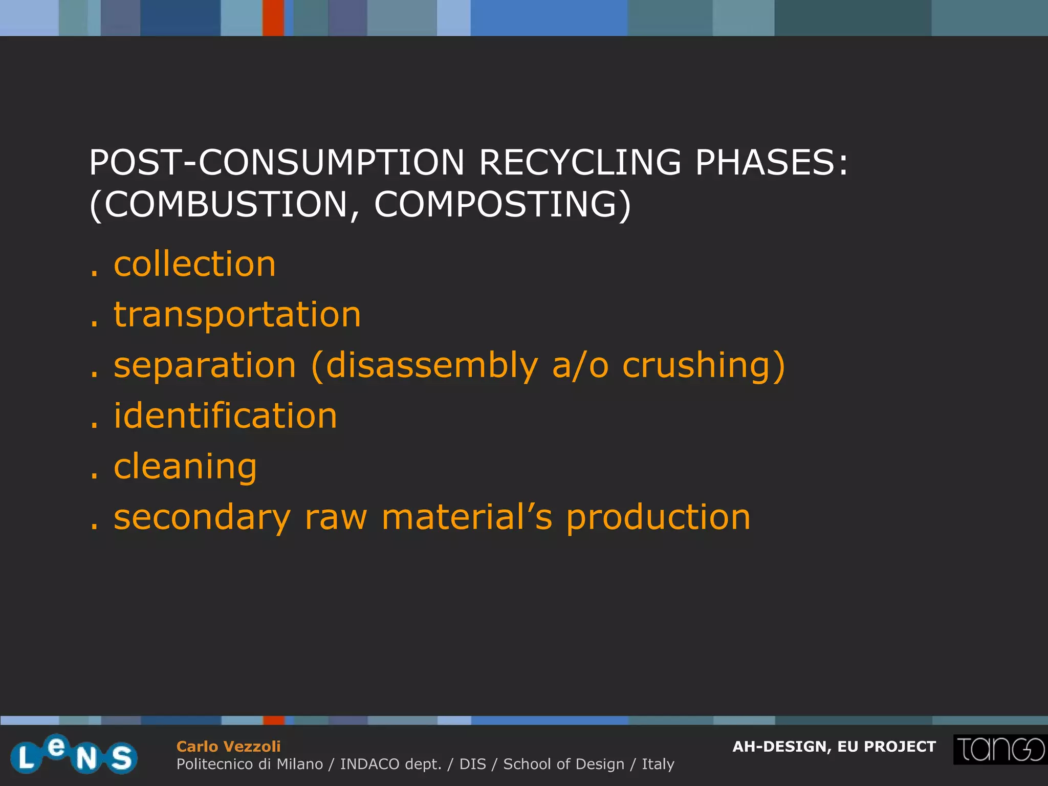 1.3 product life cycle design vezzoli 11-12 (41) | PPT