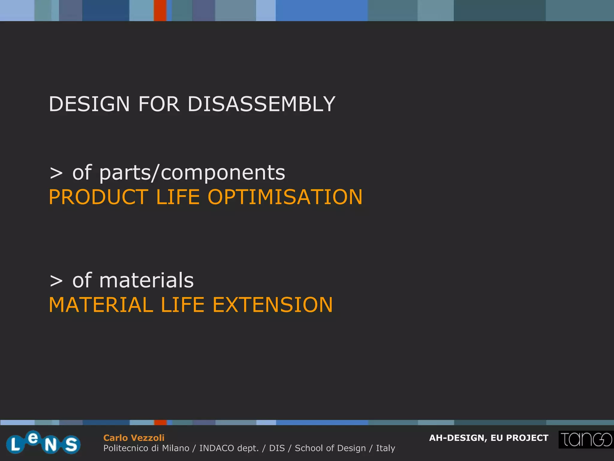 1.3 product life cycle design vezzoli 11-12 (41) | PPT