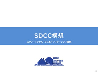 SDCC構想
スソノ・デジタル・クリエイティブ・シティ構想
15
 