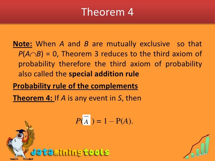 Theorems And Conditional Probability