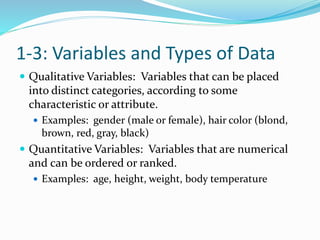 1 3 Variables and Types of Data | PPT