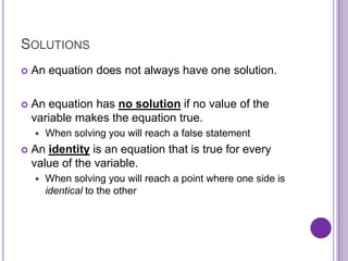 1.4 Solving Equations | PPTX