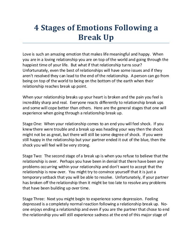 4 Stages Of Emotions Following A Break Uplove Is Such An Amazing Emotion That Makes Life 4 Stages Of Emotions Following A Break Uplove Is Such An Amazing Emotion That Makes Life