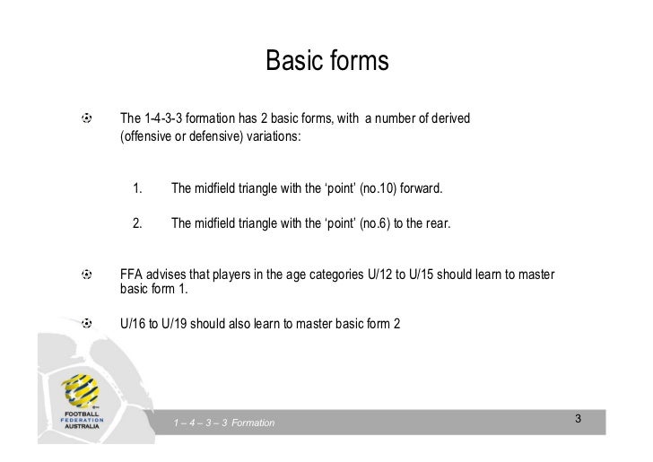 1 4 3 3 Formation Information 1 4 3 3 Formation Information