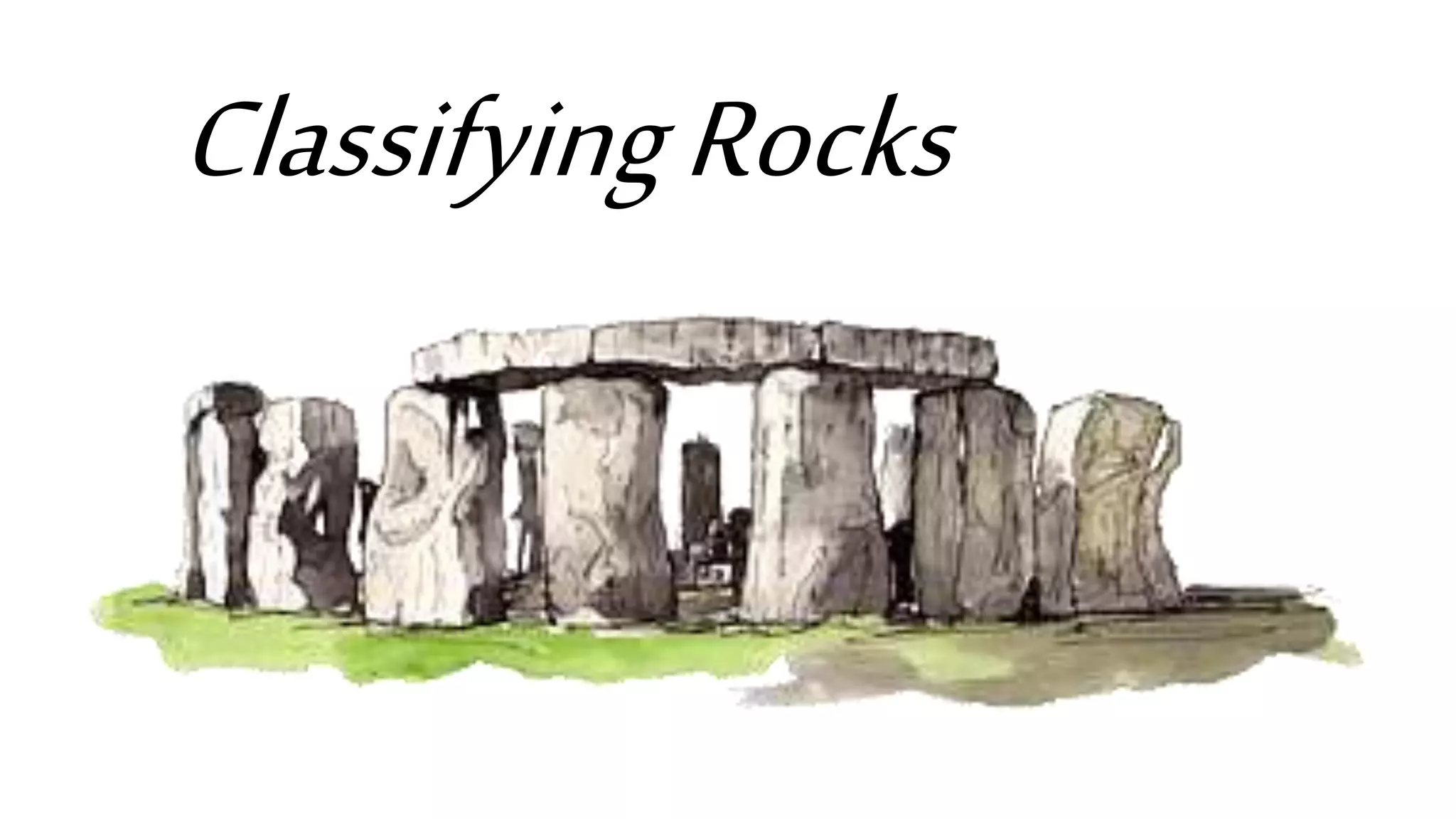 ClassifyingRocks
 