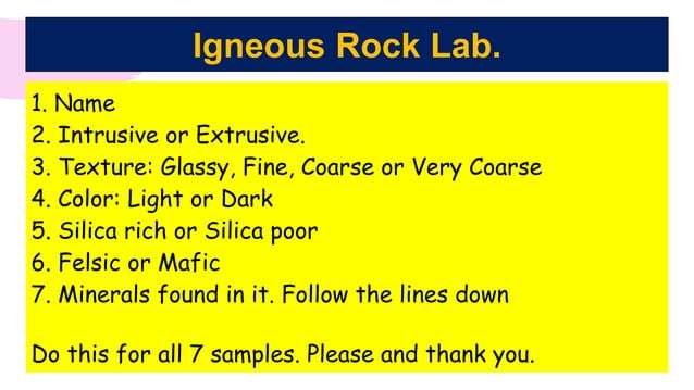 Classifying Rocks | PPTX
