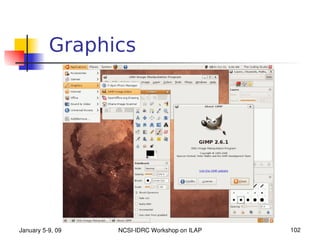 Graphics




January 5­9, 09   NCSI­IDRC Workshop on ILAP   102
 