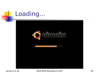 Loading...




January 5­9, 09   NCSI­IDRC Workshop on ILAP   68
 