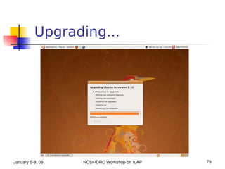 Upgrading...




January 5­9, 09   NCSI­IDRC Workshop on ILAP   79
 