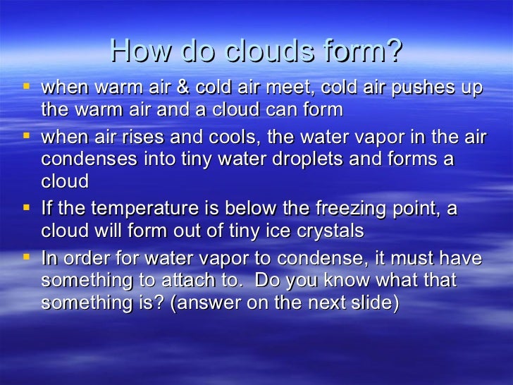 1 4 clouds and precipitation ch10 l5 how do clouds form