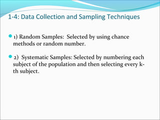1.4 Data Collection & Sampling | PPT