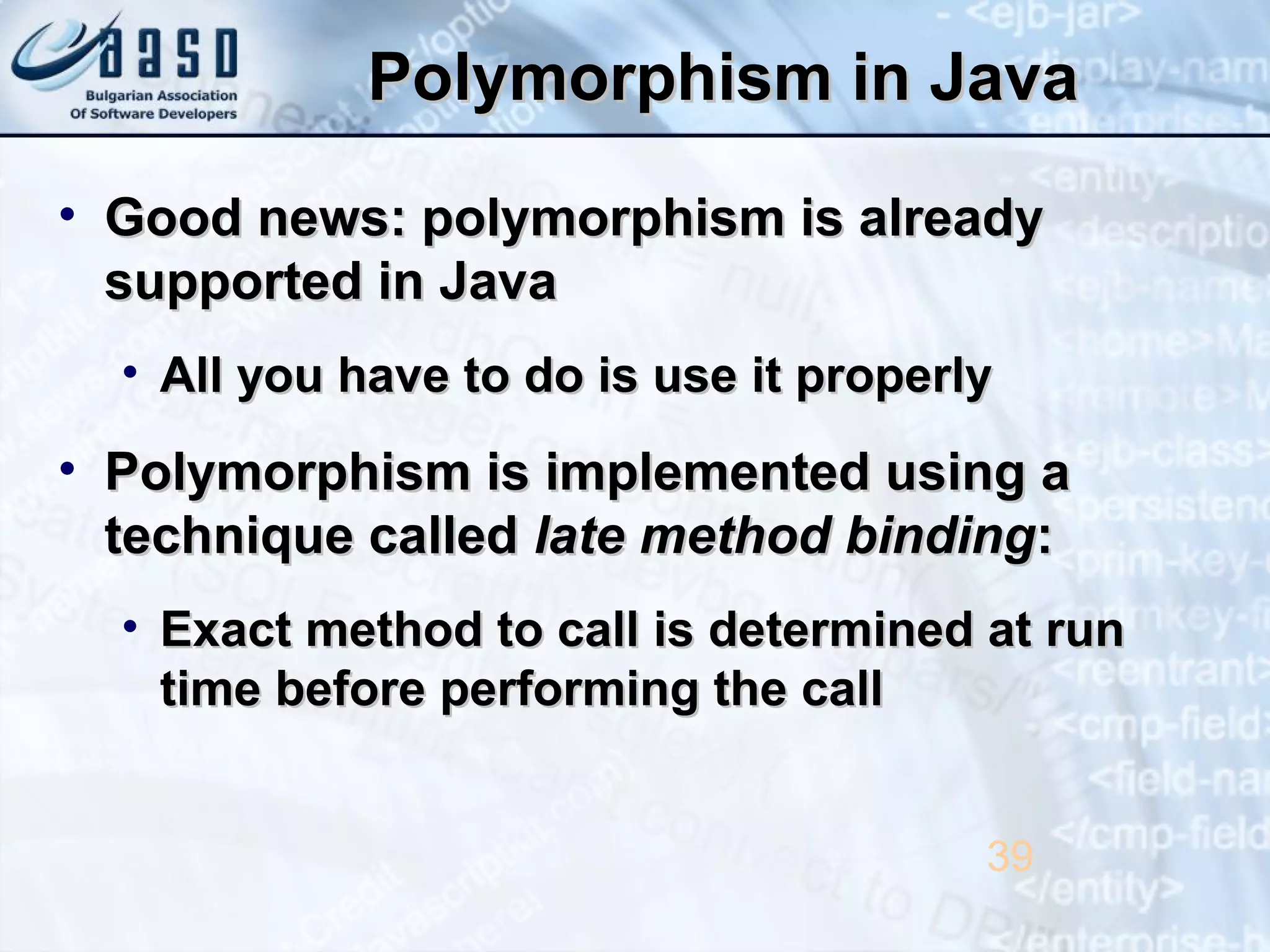 Object-oriented concepts | PPT