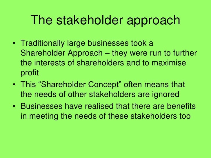 1.4 stakeholders objectives and conflicts
