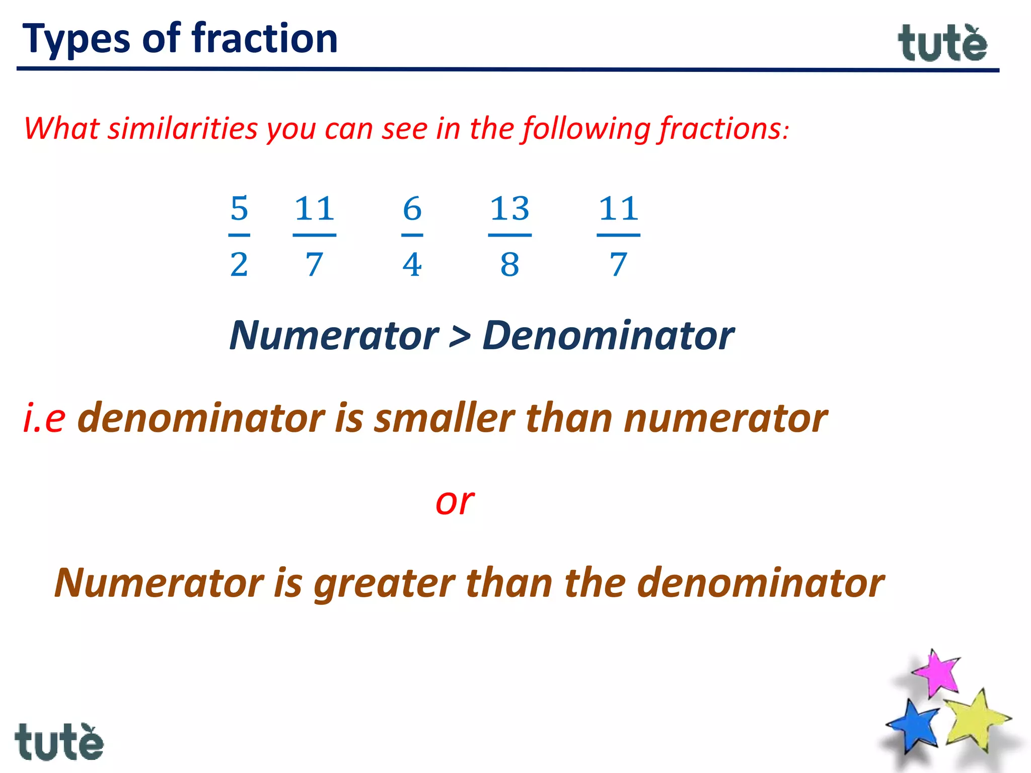 4th - cbse - fraction and its types - mathematics | PPTX