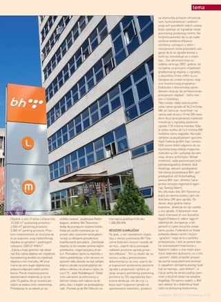 tema
                                                                                                                       sa stanovišta prilazne infrastruk-
                                                                                                                       ture, funkcionalnosti i zadovol-
                                                                                                                       jenja svih potrebnih radnih uslova
                                                                                                                       bolje rješenje od izgradnje ranije
                                                                                                                       planiranog poslovnog centra. Ne
                                                                                                                       možemo potvrditi da su do sada
                                                                                                                       uložena sredstva efikasno
                                                                                                                       utrošena, uzimajući u obzir i
                                                                                                                       neizvjesnost visine preostalih ula-
                                                                                                                       ganja da bi se zgrada dovela u
                                                                                                                       funkciju, konstatuje se u izvješ-
                                                                                                                       taju. „Sve aktivnosti koje su
                                                                                                                       vođene od kraja 2007. godine, od
                                                                                                                       inicijative za procjenu vrijednosti
                                                                                                                       građevinskog objekta u izgradnji,
                                                                                                                       u vlasništvu firme »OKI« d.o.o.
                                                                                                                       Sarajevo do izrade Izmjena i dop-
                                                                                                                       una Investicionog programa i
                                                                                                                       Elaborata o ekonomskoj oprav-
                                                                                                                       danosti ukazuju da se favorizovao
                                                                                                                       procijenjeni objekat“, ističu revi-
                                                                                                                       zori u Izvještaju.
                                                                                                                       Tako ostaje i dalje sporna previ-
                                                                                                                       soka cijena zgrade od 34,3 miliona
                                                                                                                       KM, pri čemu je, na primjer, na
                                                                                                                       samoj web stranici firme OKI nave-
                                                                                                                       deno da je (precijenjena) vrijednost
                                                                                                                       investicije u izgradnju poslovne
                                                                                                                       zgrade 17,8 miliona maraka. Gdje
                                                                                                                       je otišla razlika od 16,5 miliona KM
                                                                                                                       možemo samo nagađati. Na naše
                                                                                                                       zahtjeve za pojašnjenjem upućene
                                                                                                                       Vladi Federacije BiH, kao i stranci
                                                                                                                       SDA nismo dobili odgovore do za-
                                                                                                                       ključenja ovog izdanja magazina.
                                                                                                                       Uzaludni su bili i pokušaji da nam
                                                                                                                       svoju stranu priče kažu i Nihad
                                                                                                                       Imamović, sada penzionisani bivši
                                                                                                                       petnaestogodišnji direktor ASA
                                                                                                                       Holdinga, aktuelni predsjednik
                                                                                                                       Udruženja poslodavaca BiH i pot-
                                                                                                                       predsjednik UO Košarkaškog
                                                                                                                       saveza BiH, kao i direktor Sara-
                                                                                                                       jevske razvojne regionalne agen-
                                                                                                                       cije, Ševkija Okerić.
                                                                                                                       No, bilo kako bilo, BH Telecom je
                                                                                                                       kupio po veoma visokoj cijeni ne-
                                                                                                                       dovršenu OKI-jevu zgradu. Do
                                                                                                                       danas, dvije godine nakon
                                                                                                                       kupovine, direkcija se nije uselila
                                                                                                                       u ovu zgradu. S dolaskom nove
                                                                                                                       vlasti imenovan je novi (konačno
Objekat u ulici Franca Lehara ima         vršetku radova“, pojašnjava Rašid-     ime najma godišnje troši oko          legalni) Nadzorni odbor najprof-
10,500 m2 poslovnog prostora i            begović, direktor BH Telecoma i        1.200.000 KM.                         itabilnije bh. kompanije, a bh.
2,500 m2 garažnog prostora i              dodaj da je potpuno izvjesno koliko                                          javnosti iz cijele ove priče ostaje
2,000 m2 parking prostora. Pros-          treba još uložiti sredstava jer su     REVIZORI SUMNJIČAVI                   samo pouka. Federalna se Vlada
tom matematikom se izračuna da            proveli izbor otvorenim postupkom      Pa ipak, u već navedenom Izvješ-      pokazala daleko većim i boljim
je za kupovinu ovog nedovršenog           na koji su dobijene ponude šest        taju o reviziji poslovanja BH Tele-   „igračem“ nego se to u početku
objekta sa garažom i parkingom            kvalifikovanih ponuđača. „Završetak    coma federalni revizori navode da     pretpostavilo. I dok se javnost bav-
izdvojeno 2289,01 KM/m2.                  objekta će biti izveden prema našim    se nisu „uvjerili da je postupak      ila imenovanjem Imamovića u
„Cijena o kojoj govorite nije nikad       potrebama i organizacijskoj struk-     nabavke poslovne zgrade prove-        Nadzorni odbor u ime malih dion-
nije bila cijena objekta već vrijednost   turi. Ponuđene cijene su otprilike u   den efikasno“. Oni su istakli da na   ičara, federalni dužnosnici su s tim
hipotekarnog kredita na vrijednost        okviru predviđanja, s tim da smo mi    osnovu uvida u prezentovanu           „spinom“ dobili strateški prostor
objekta u tom trenutku. Mi sma-           sproveli neke dorade na naš zahtjev,   dokumentaciju se nisu uvjerili da     da završe svoje planirane poslove.
tramo da smo kupili objekat koji          koje su uticale na poskupljenje ob-    je kupovinom predmetne poslovne       U zapadnim zemljama postoje ljudi
potpuno odgovara našim potre-             jekta u odnosu na ukupnu cijenu za     zgrade u potpunosti riješeno pi-      koji se nazivaju „spin doktori“, a
bama. Povrat investicija prema            cca 2 %“, kaže Rašidbegović. Ostali    tanje ukupno potrebnog poslovnog      čija je svrha da skreću pažnju javn-
ekonomskom elaboratu je za na-            smo uskraćeni za informaciju o         prostora za 724 zaposlenika Gen-      nosti s ključnih stvari na nevažne
jviše 15 godina, što je izuzetno po-      tačnom iznosu ovih radova na ob-       eralne direkcije, niti da li je i u   događaje. Po svemu sudeći, u BiH
voljno za ovakvu vrstu investiranja.      jektu, kao i o kojem se poskupljenju   kojoj mjeri kupovina zgrade na        spin doktori bi u federalnoj Vladi
Preseljenje će se obaviti po za-          radi. Poznato je da BH Telecom na      spomenutom lokalitetu, posebno        našli na dostojnog konkurenta.

                                                                                                                       maj/jun 2012.| intermezzo | 23
 