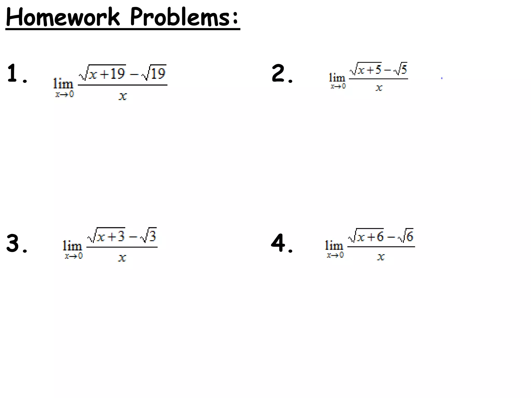 The Limit of a Polynomial:If p is a polynomial function and c is any real number thenCan you think of a method that allows us to substitute values into polynomials very easily?Synthetic Substitution!