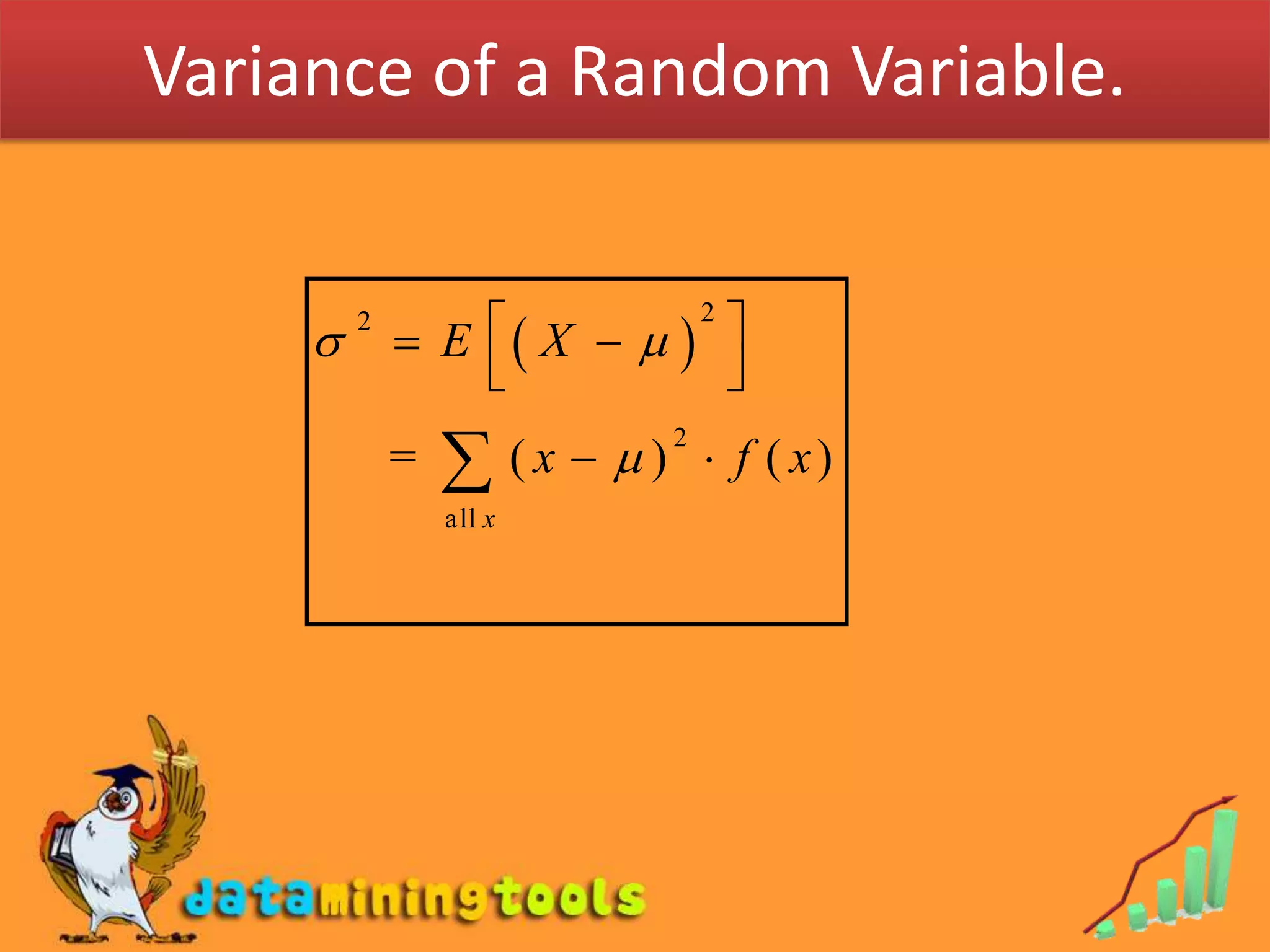 Variance of a Random Variable.