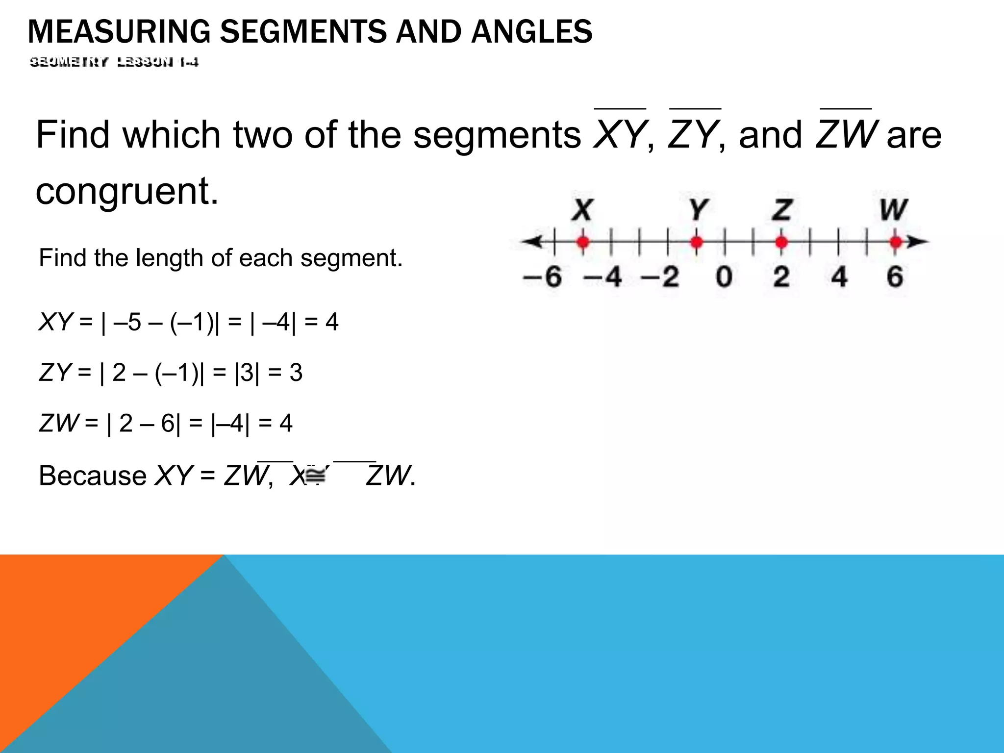 1.5 measuring segments | PPT