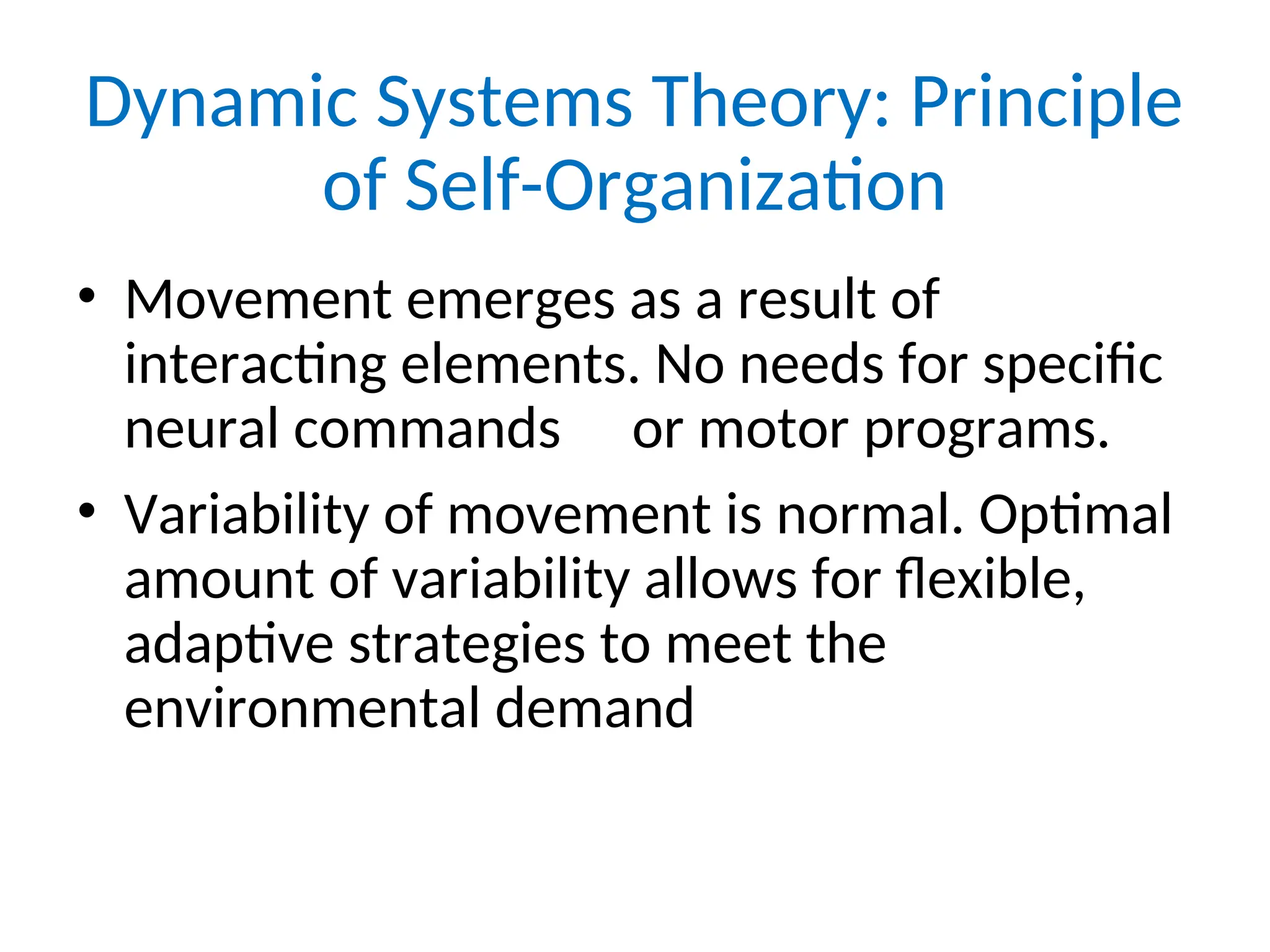 1-5_Motor_Control_Theories_all motor control theories | PPT