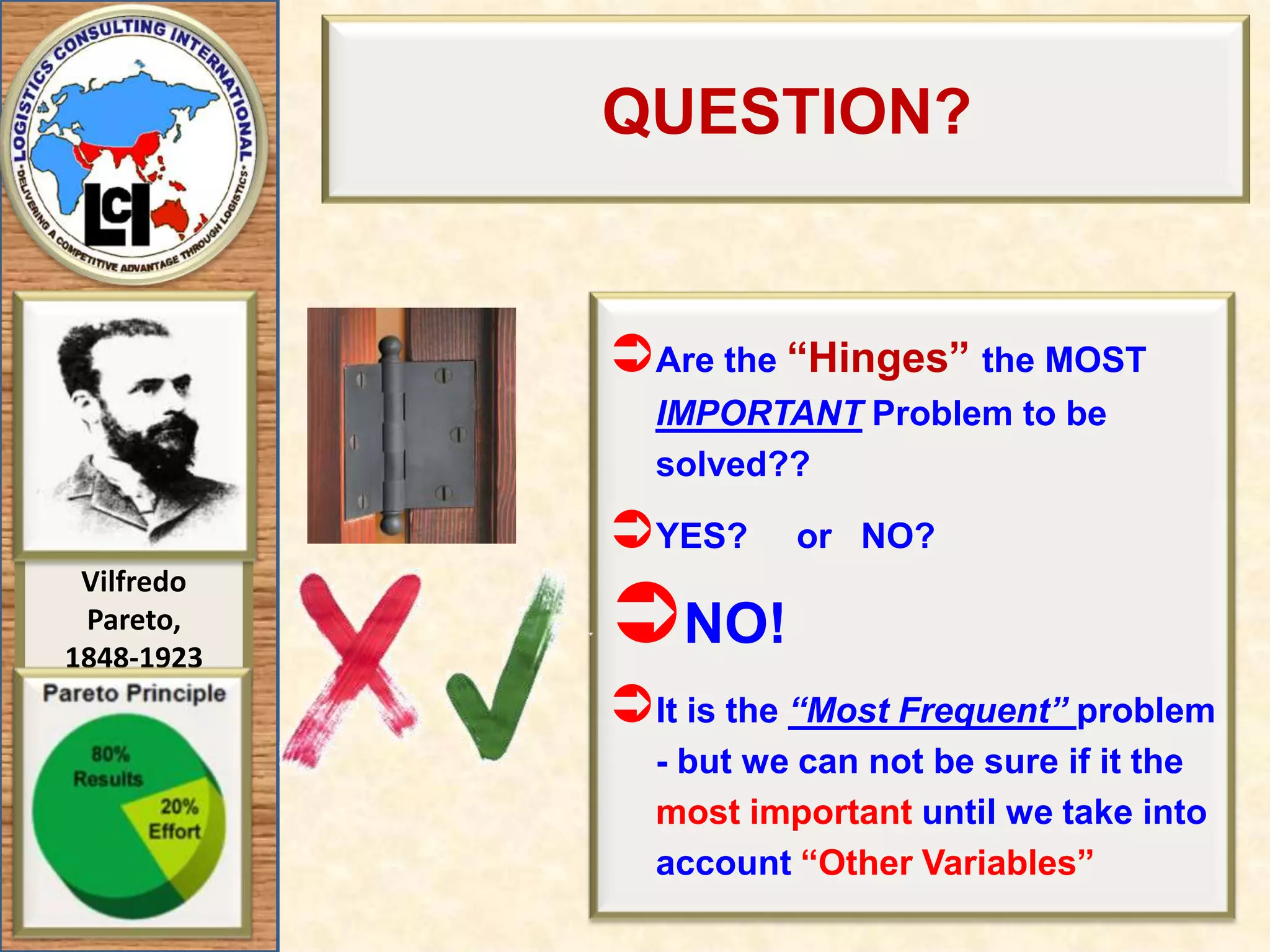 Exercise 1 - Solution “Frequency of Defects”Data Sorted to Frequency Sequence