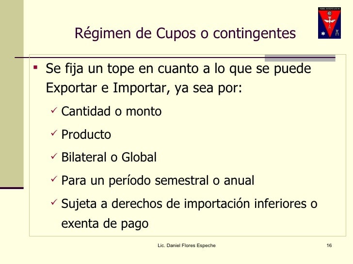 1.5 política de comercio exterior