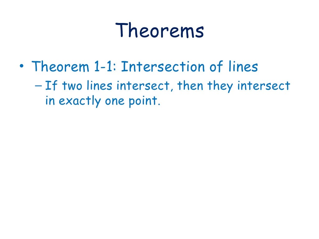postulates and theorems postulates and theorems