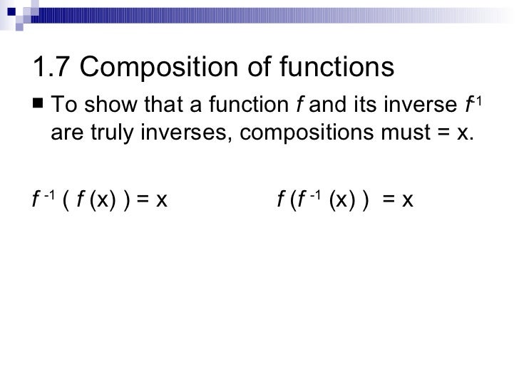 1.6 inverse functions