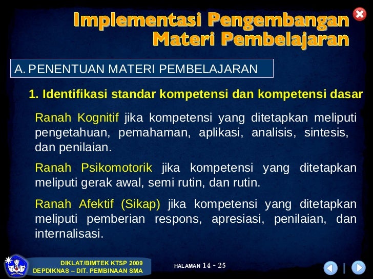 PENGEMBANGAN MATERI PEMBELAJARAN