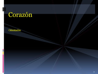 Corazón
27
Orientación
 