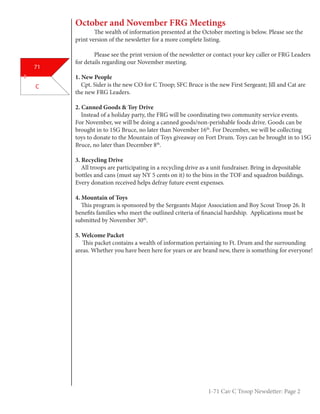 1 71 CAV C Troop Nov 2012 Newsletter web | PDF