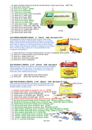 Foglio Pubblicitario Originale Matchbox 1-75 Super Garage Del 1980 - Come Nuovo
