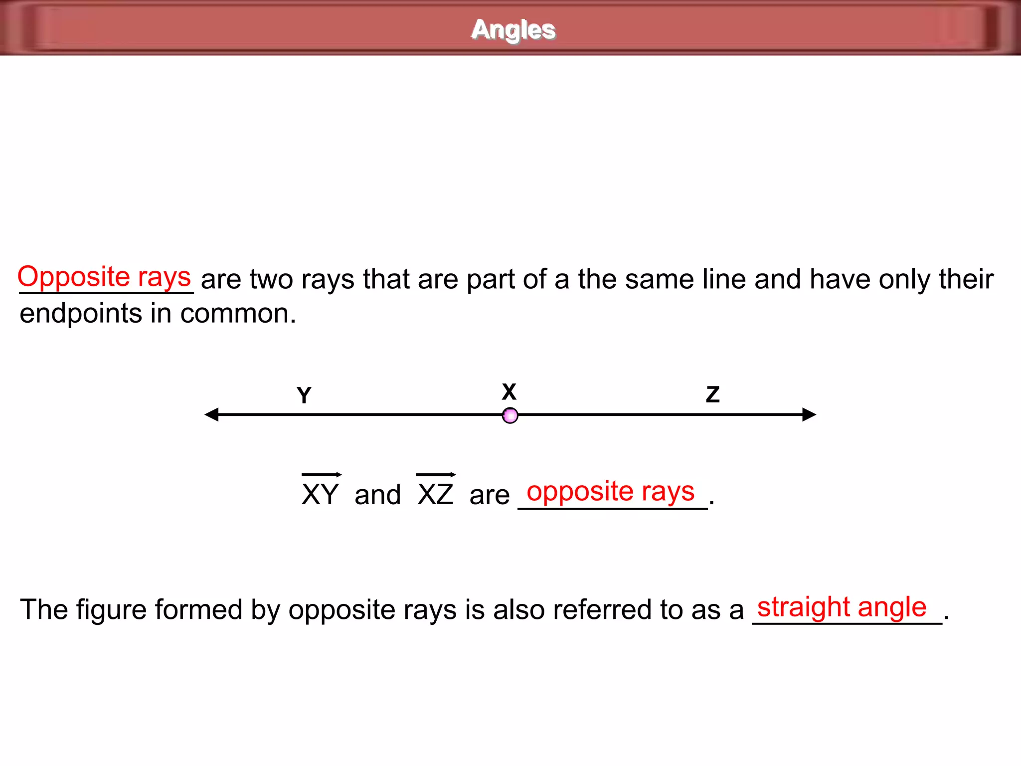 §1.6The Angle Addition Postulate