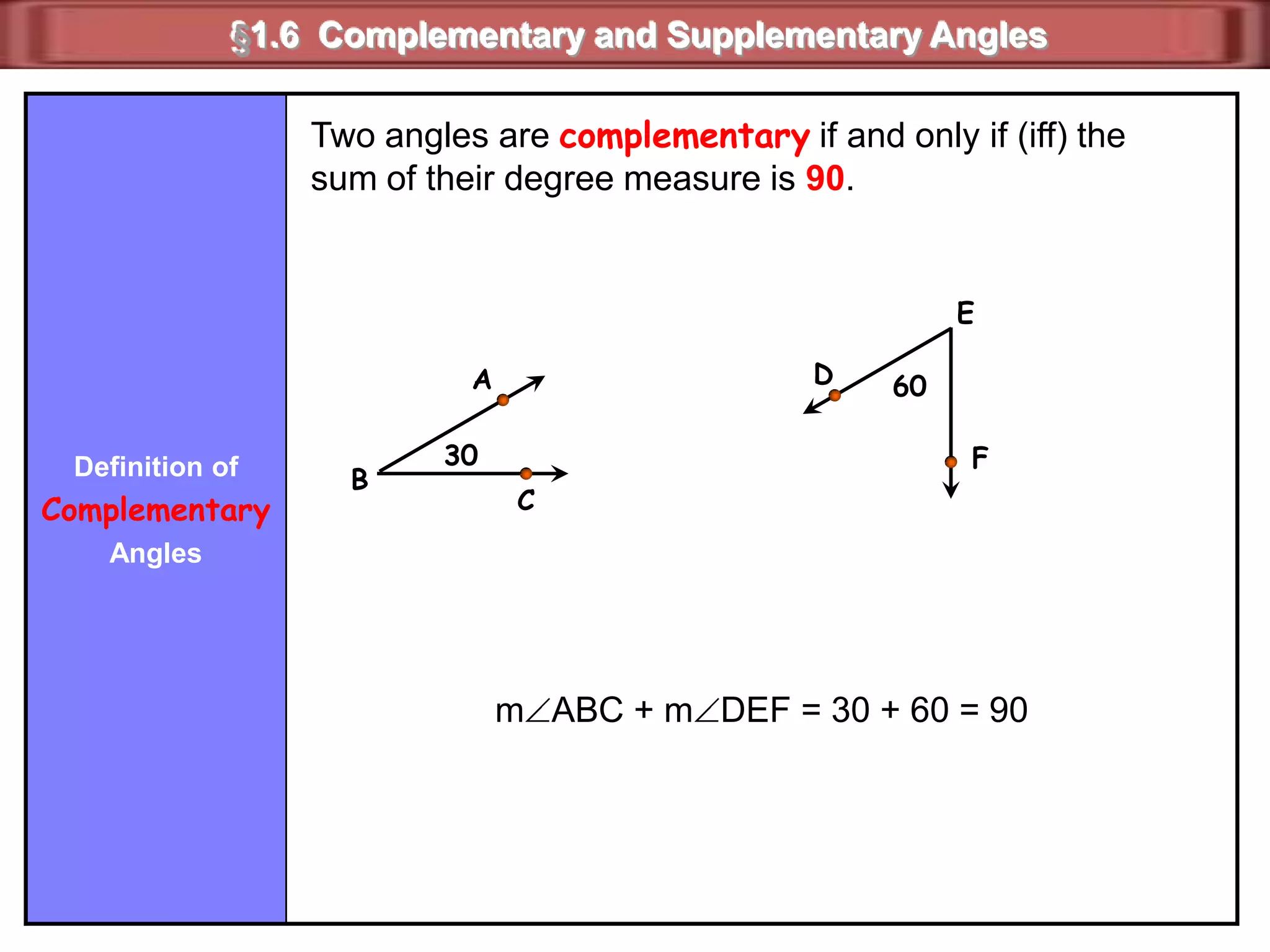 1212ZDXAdjacent Angles and Linear Pairs of AnglesDetermine whether  1  and  2  are adjacent angles.No.  Yes.  In this example, the noncommon sides of the adjacent angles form a___________.straight linelinear pairThese angles are called a _________