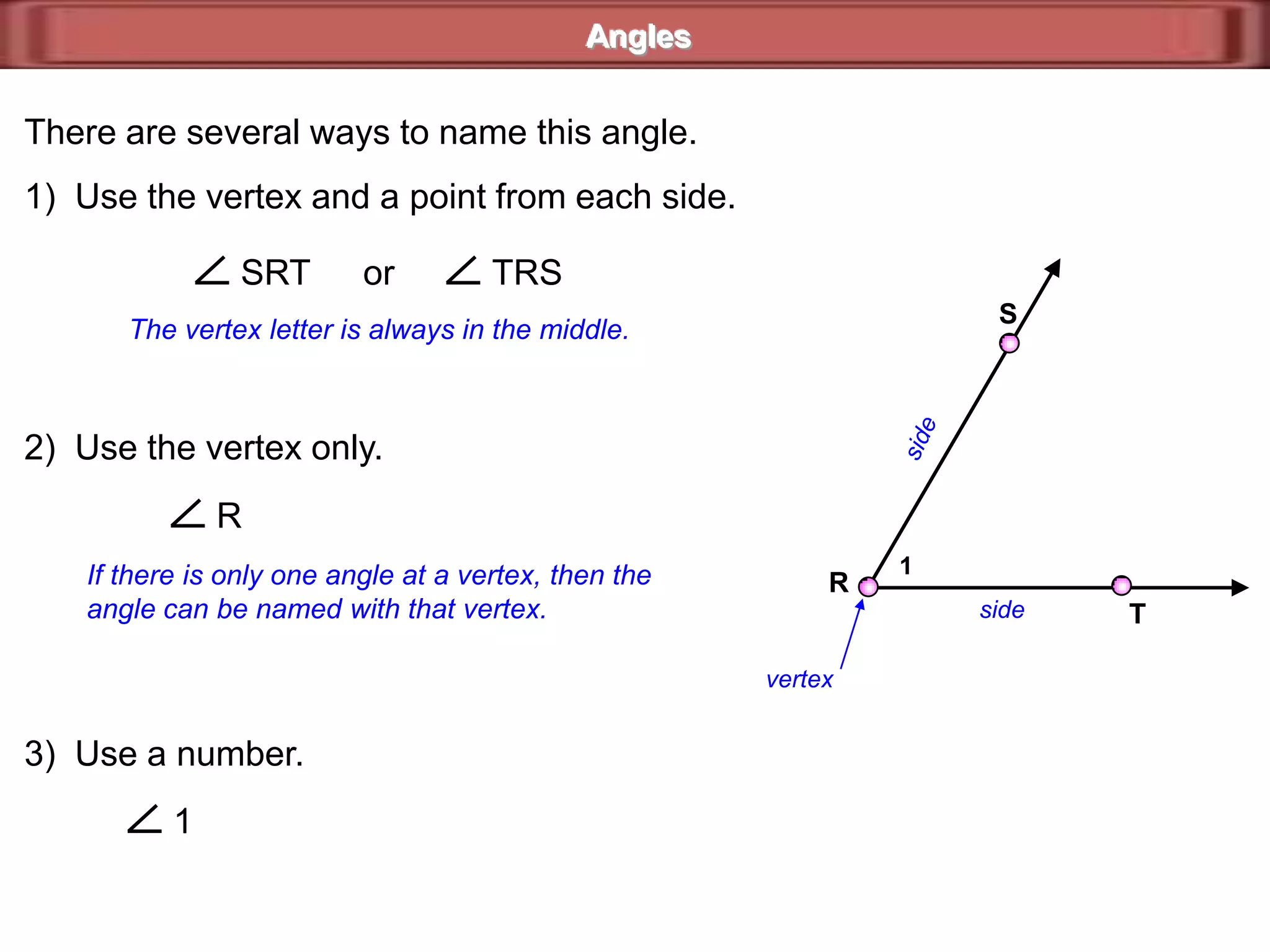 §1.6Complementary and Supplementary Angles