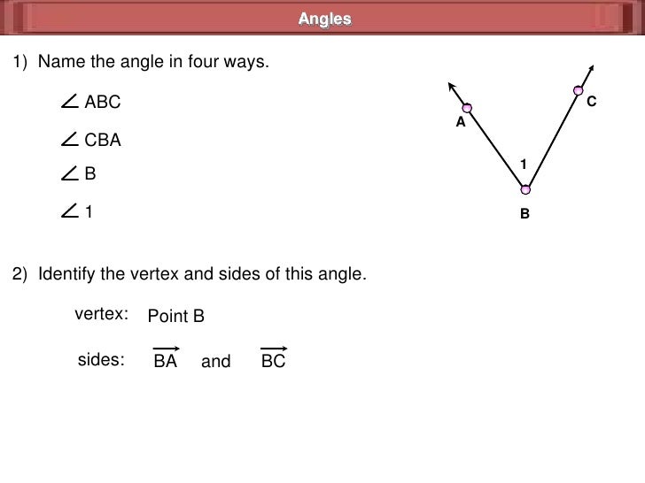 1.7 angles and perpendicular lines