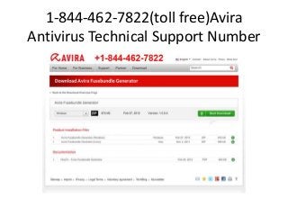 1-844-462-7822(toll free)Avira
Antivirus Technical Support Number
 