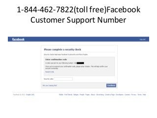 1-844-462-7822(toll free)Facebook
Customer Support Number
 