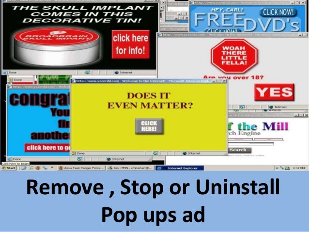 how can i stop pop up ads on my computer
