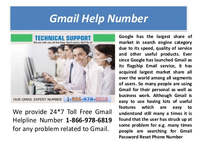 1 866 978 6819 Gmail Support Phone Number gmail Tech Support Number