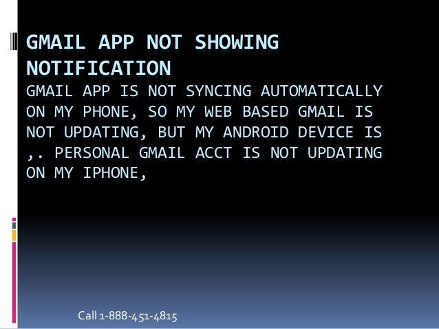 gmail not syncing